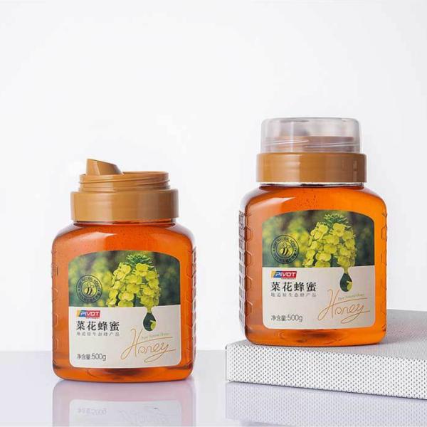 500g 700g Honey Plastic Beverage Bottles Reusable Plastic Jars Squeezable