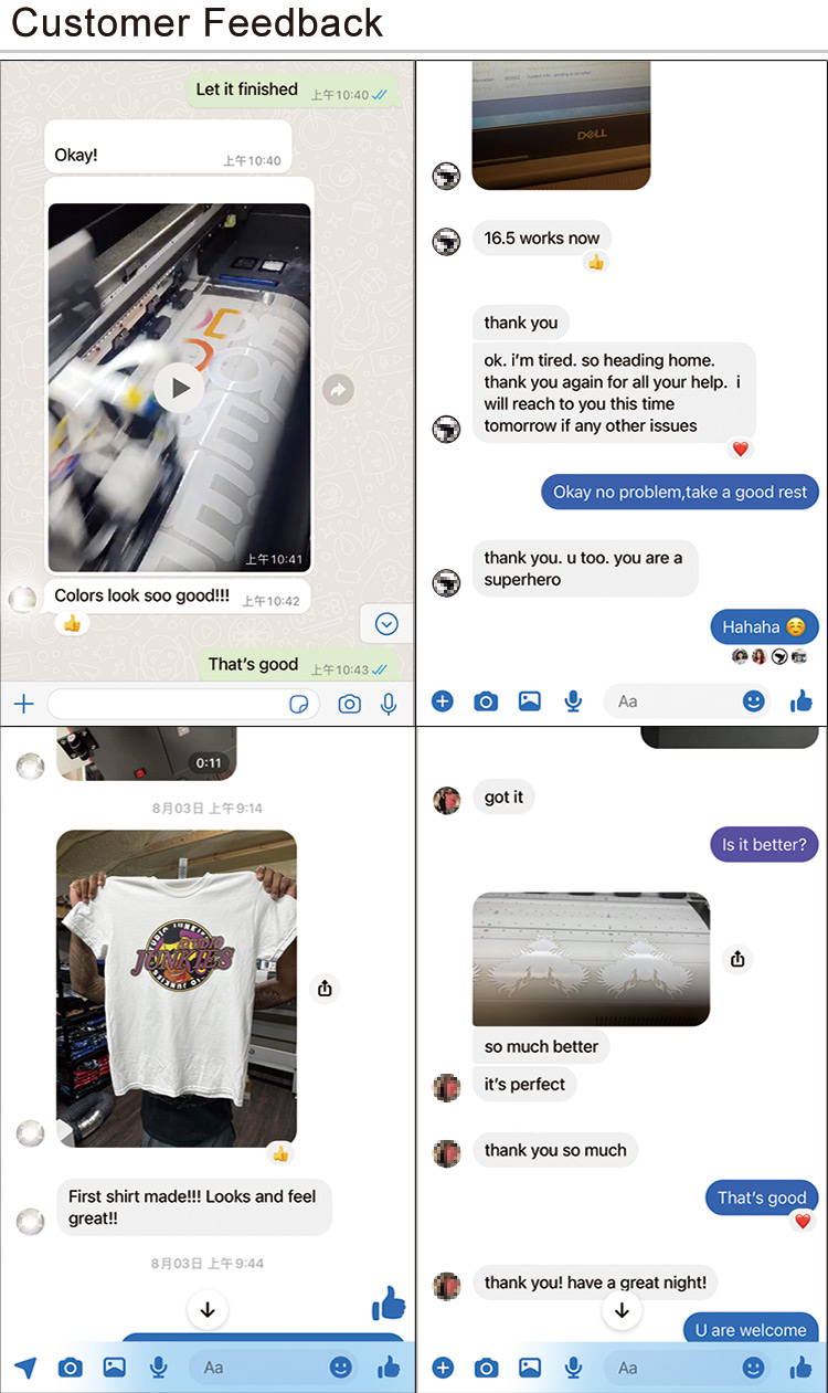 Automatic DTF Transfer Print T Shirt Printing Machine with Dimensions L*W*H 1435*610*615mm
