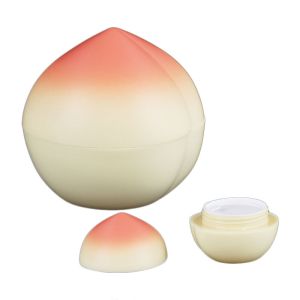 China Cosmetic Cream Peach Shape Plastic Cream Jar 30ml wholesale