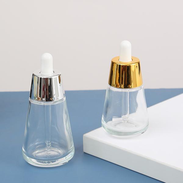 2ml 3ml 5ml 10ml Round Glass Dropper Bottle Small Mini Frosted Glass Essential Oil Bottle With NBR Dropper