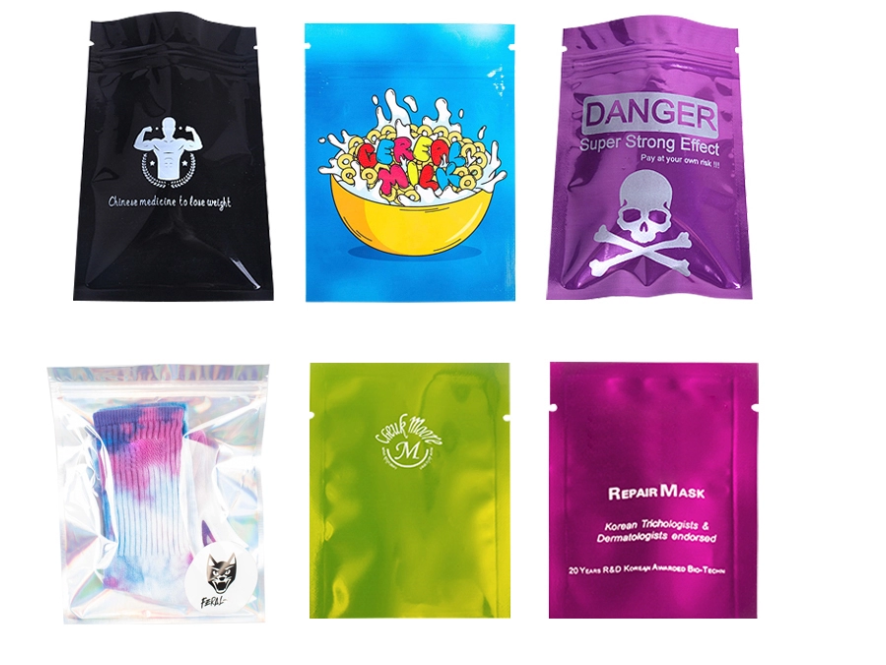 Resealable OPP Laminated Aluminum Foil Zipper Bag For Food Packaging