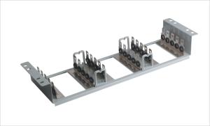 304 Stainless Steel Krone Mounting Frame , Module Mounting Frame For 19 Inch Rack YH-5017