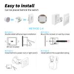 2.4GHz Voice Control Self Powered Wireless Switch Antenna Wifi Remote Switch