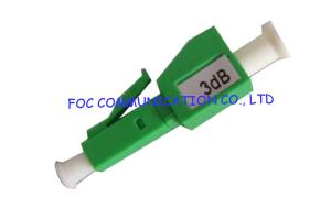 China Singlemode LC / APC 2dB 3dB Fiber Optic Attenuator for Fiber optical sensor wholesale