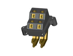 China BT04-001A PCB Mount Terminal Block 4 Position For Car Amplifier OEM on sale