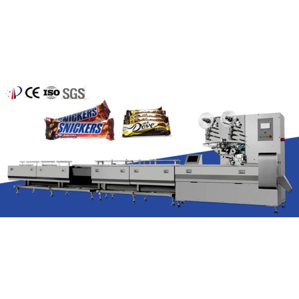 Intelligent 7.5KW Pillow Snacks Packing Machine 900pcs/Min