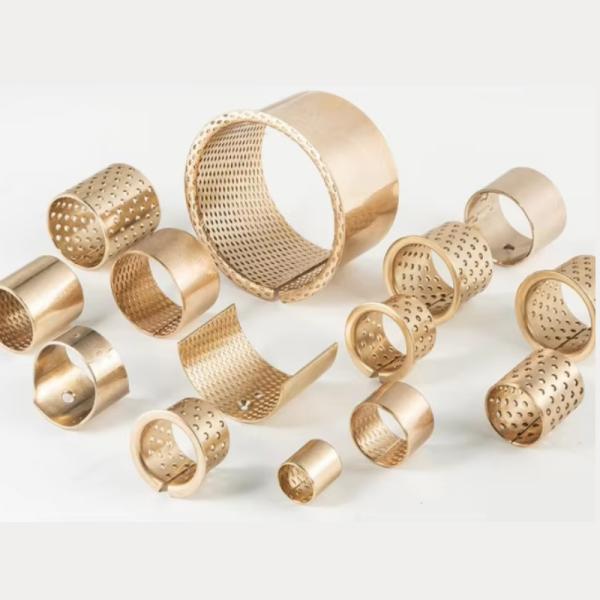 CuSn8 CuSn6 Metric Flange Bronze Bushing Self lubricating