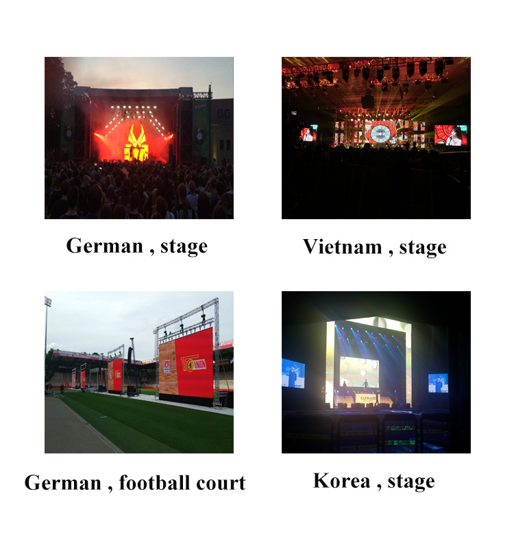 High Fresh Rate Waterproof Led Display Exterior Led Panels For Stage