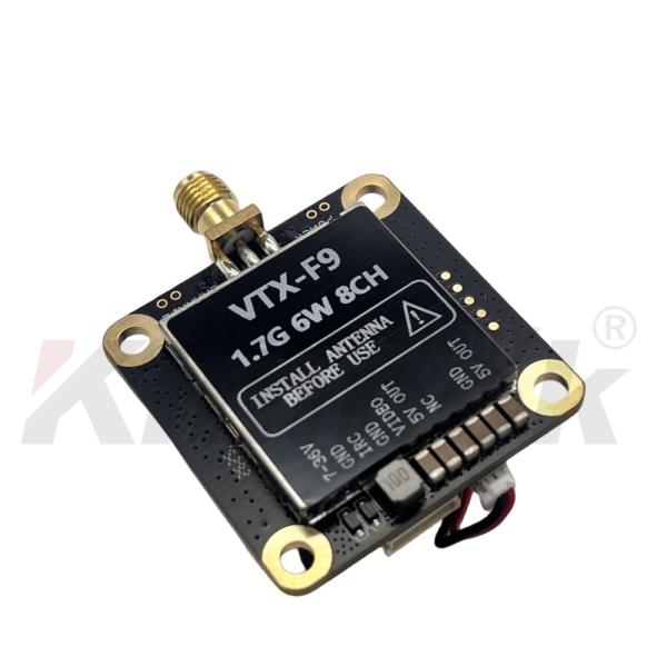 1.7G VTX 1.9G VTX 6W Wireless Video Transmitter 20km Long-distance Image Transmission