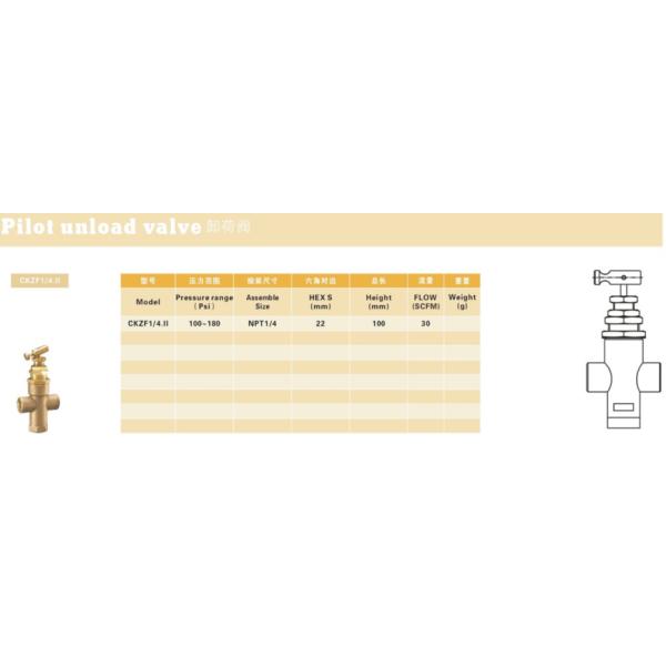Brass Pneumatic Accessories Drainer Valve , Unloaded Valve , Throttle Valve , Check Valve Of Air Compressor