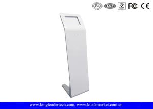 Customized Freestanding Tablet Kiosk Stand With Large Area For Logo Printing
