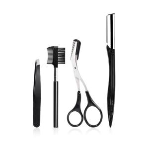 China ROHS Eyebrow Knives Comb Tweezers Eyebrow Trimming Tools on sale