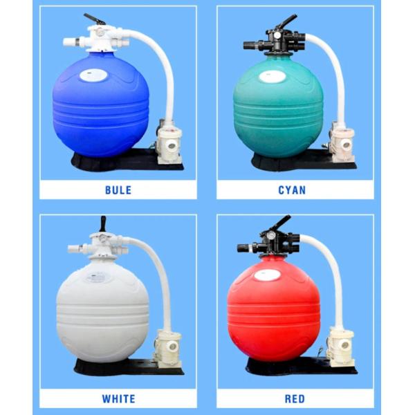 Multi Valve Water Pool Sand Filter Tank , Medium Material Quartz Sand Filter