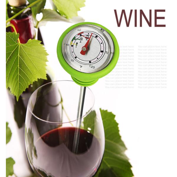 Instant Read Tea Coffee Wine Thermometer With Colorful Silicone Cases