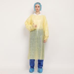 China Operating Room Disposable Ppe Gowns Sterile PE Coated Ultrasonic Sewing wholesale