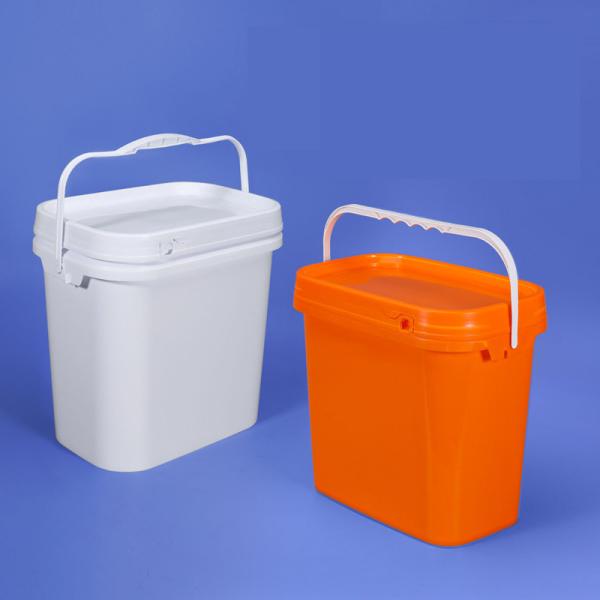 Quality 220mm Height 6L Rectangular Bucket Store Food , Agricultural Products for sale