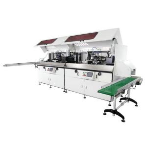 China OMRON PLC 70pcs/Min Screen Printing Press Equipment UV Silk Screen Printing Machine wholesale