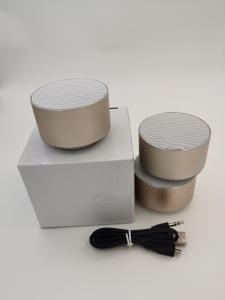 Custom Logo Round Mini Portable Bluetooth Speaker Cube Wireless Speaker