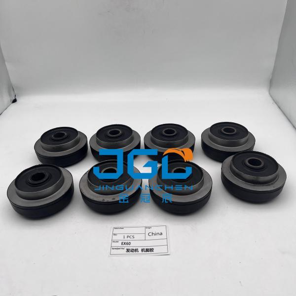 Quality Good Quality Accessories For Excavator Engine Mounting Ex60 Black Engine Cushion for sale