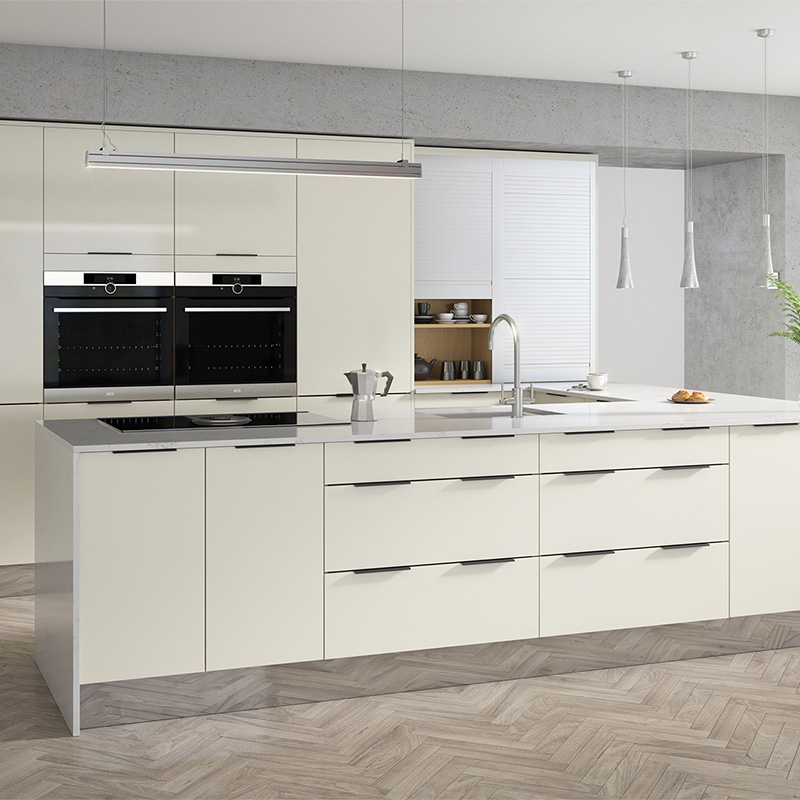 Direct Supply Modern Style Customized Smart Waterproof Luxury Lacquer Kitchen Cabinet