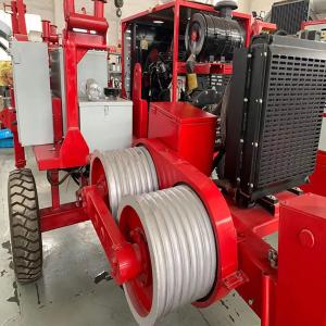 GS60KN Red Color Max Intermittent 6Ton Hydraulic Puller Stringing Equipment