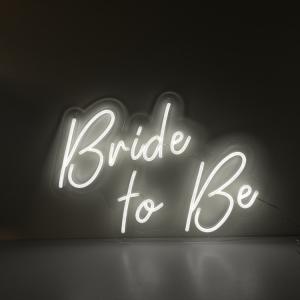 China Light Up Wedding Led Neon Sign Bride To Be Silicone Neon Flex on sale