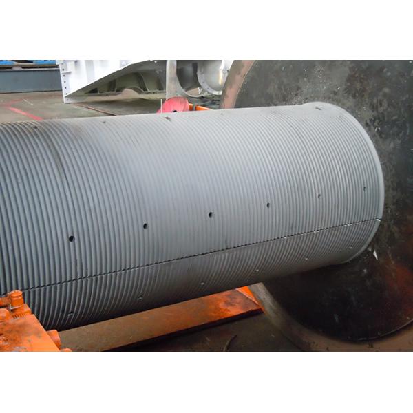 Low Noise Spooling Device Winch With Split Type LBS Groove Sleeve
