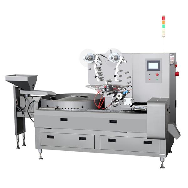 Quality Three Servo Candy Packaging Machine , Candy Wrapping Machine Easy Operation for sale