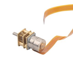 Low Noise Mini Dc Gear Motor / 2 Phase Bipolar Stepper Motor With FPC SM10157