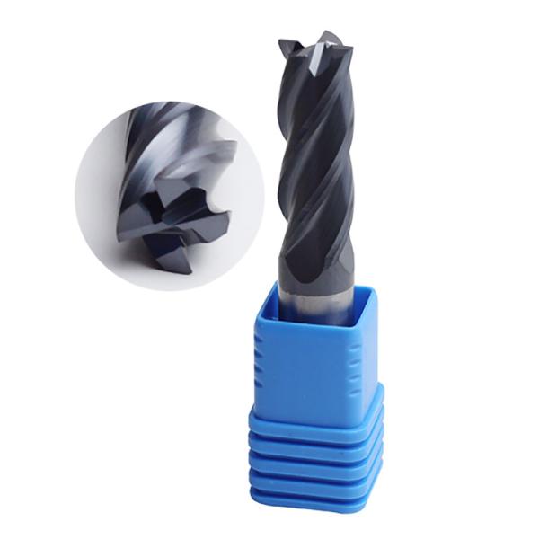 Solid Tungsten Carbide 4 Flutes D8 Square End Mills Hrc60 W