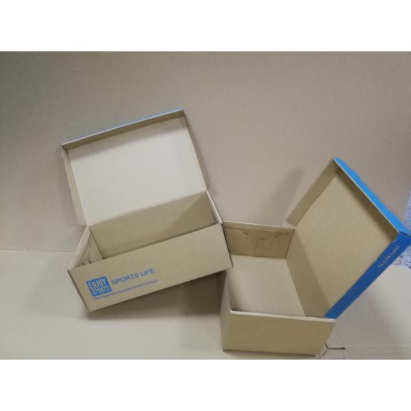 Custom Printed Shoe Box Paper Packaging Recyclable 4c Offset Printing