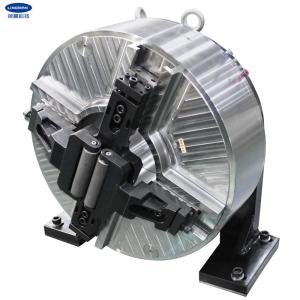 4 Jaws Dual Power Laser Chuck , Laser Pipe Cutting Lathe Power Chuck