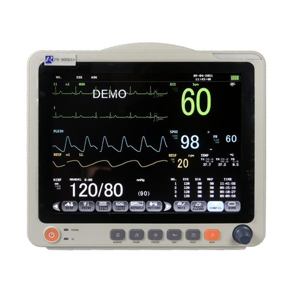 Quality Color Touch Screen Multiparameter Patient Monitor 12 Inch ICU Patient Monitoring System for sale