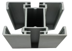 China Standard Aluminum Extrusion Profiles , Extruded Aluminium Radiator Parts wholesale