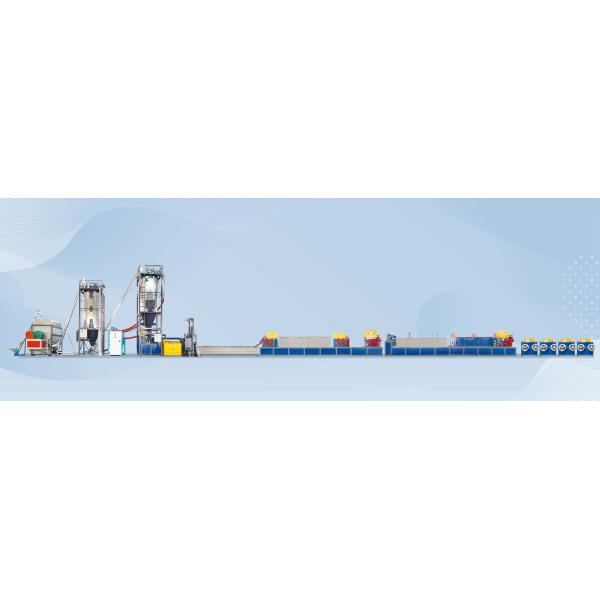Thickness 0.4mm 1.2mm PET Strapping Band Extrusion Line Making Machine