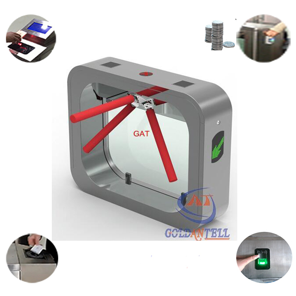 Luxtry Electronic Tripod Turnstile , Custom Size Turnstile Security Systems for High Class Building