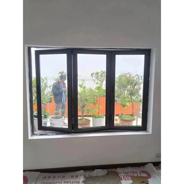 PrairieSong Grassland View Folding Window Framing Undulating Meadow Landscapes with Minimal Frame Visual Interruption