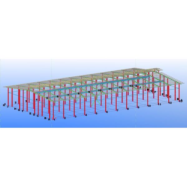 Portal Frame Steel Structure Warehouse Building Construction Drawing