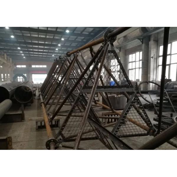 5G Communication Hot Dip Galvanized Triangle Angle Steel Communication Tower Suitable For Mobile Network And Broadcast Transmission