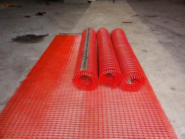 Quality Polyurethane TPU Tufflex Screen Mesh With Steel Hooks No Blind for sale