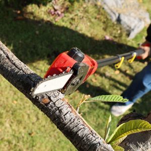 180-300cm Telescopic Reach Lightweight Battery Pole Saw With Extension