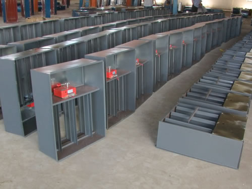 Fire/Vane Smoke Damper Roll Forming Machine Square/Rectangle Duct