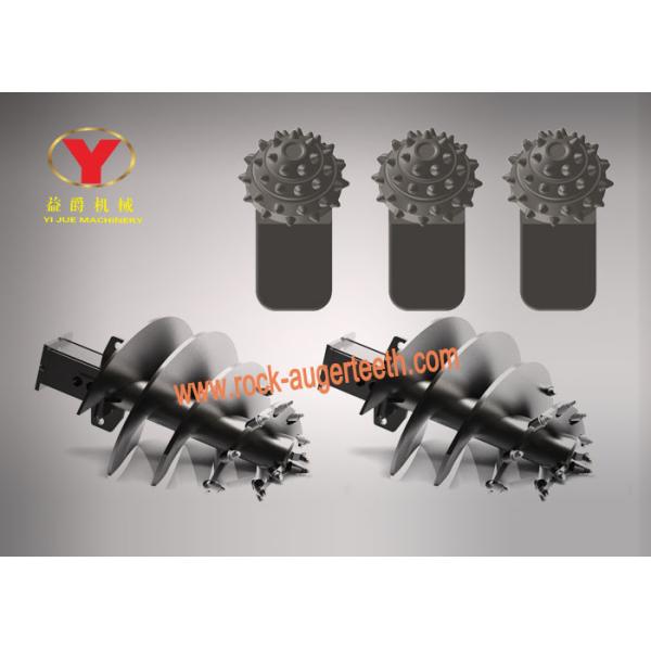 Construction Machine Foundation Drilling Tools Cone Teeth TUV Certificate