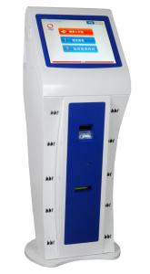China Check Reader, Motion Sensor Free Standing Kiosk, Wireless Connective (WIFI / GSM / GPRS) wholesale