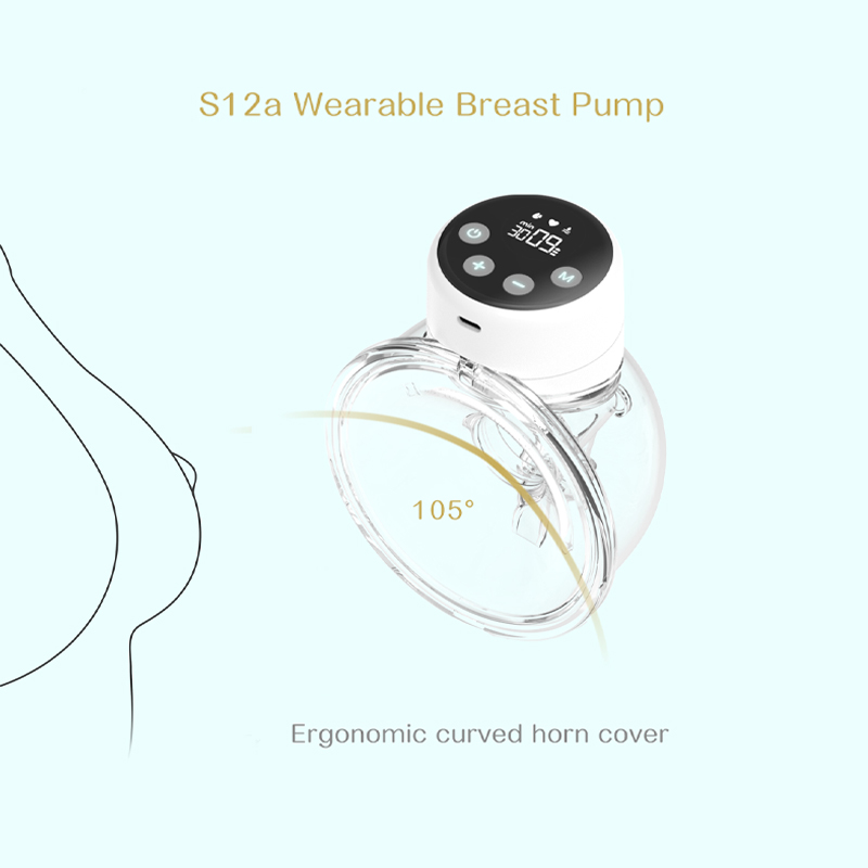 Full LCD Breast Pump Set 3 Modes 9 Levels Breast Milk Extractor Flow Velocity Variable Flow