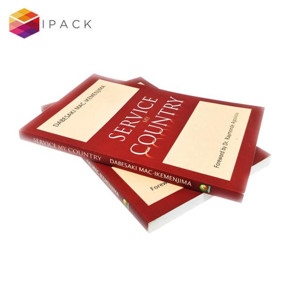 Quality FSC Art Paper Satin Finish A4 Softcover Book Printing for sale