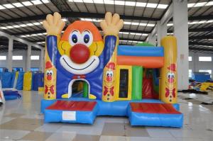 China Clown Theme Inflatable Jumping Castle Slide Inflatable Bouncer Castle wholesale