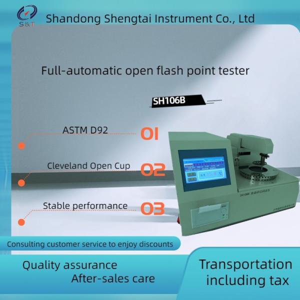 Quality Automatic Hydraulic Oil open flash point tester Cleveland open cup method the standard ASTMD 92 for sale