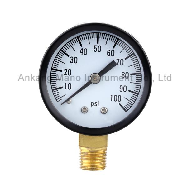 Quality Aluminum Dial Pressure Gauge 0-50°C Operating Temperature for sale