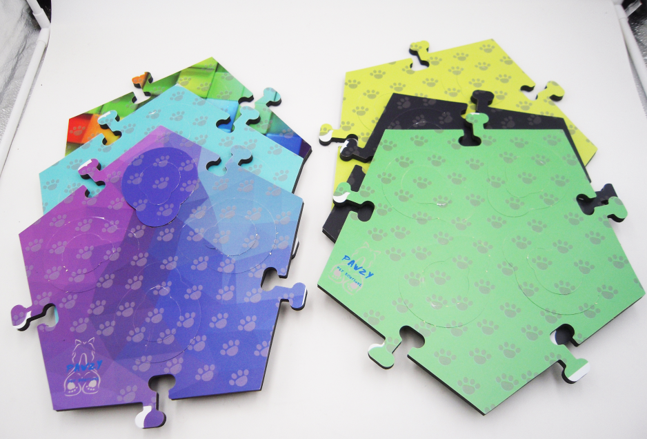Minglu MLPD-002 dog button matNew Hot sell  Rubber base none slip Dog  raining Pad Rubber Dog Mat with sound button